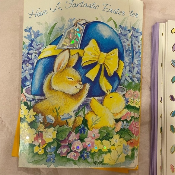 Easter Parade Easter Cards Lot of 5 (DN) - Picture 10 of 10